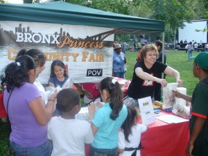 There was a community fair to celebrate the movie.