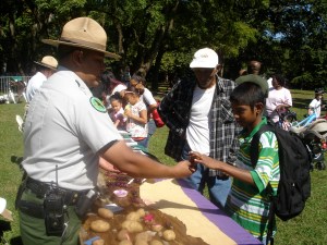 A little crowd participation