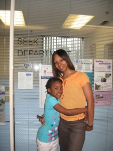Khalya and her daughter